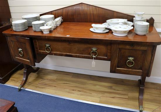 A mahogany sideboard, W.183cm
